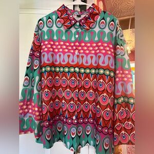 Colorful Patterned Women's Top